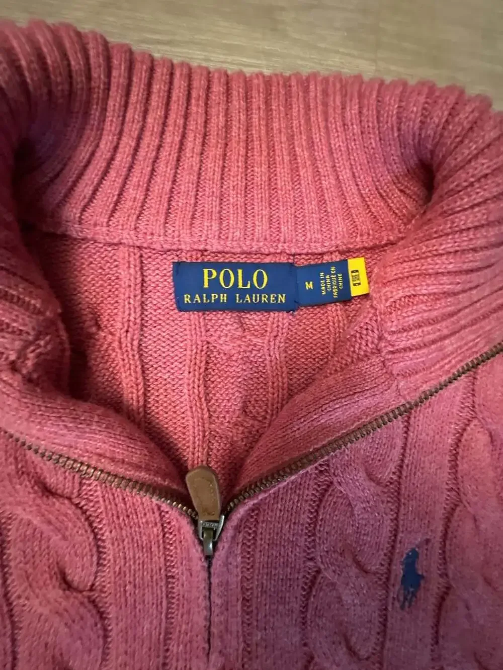 Polo Ralph Lauren pink cable